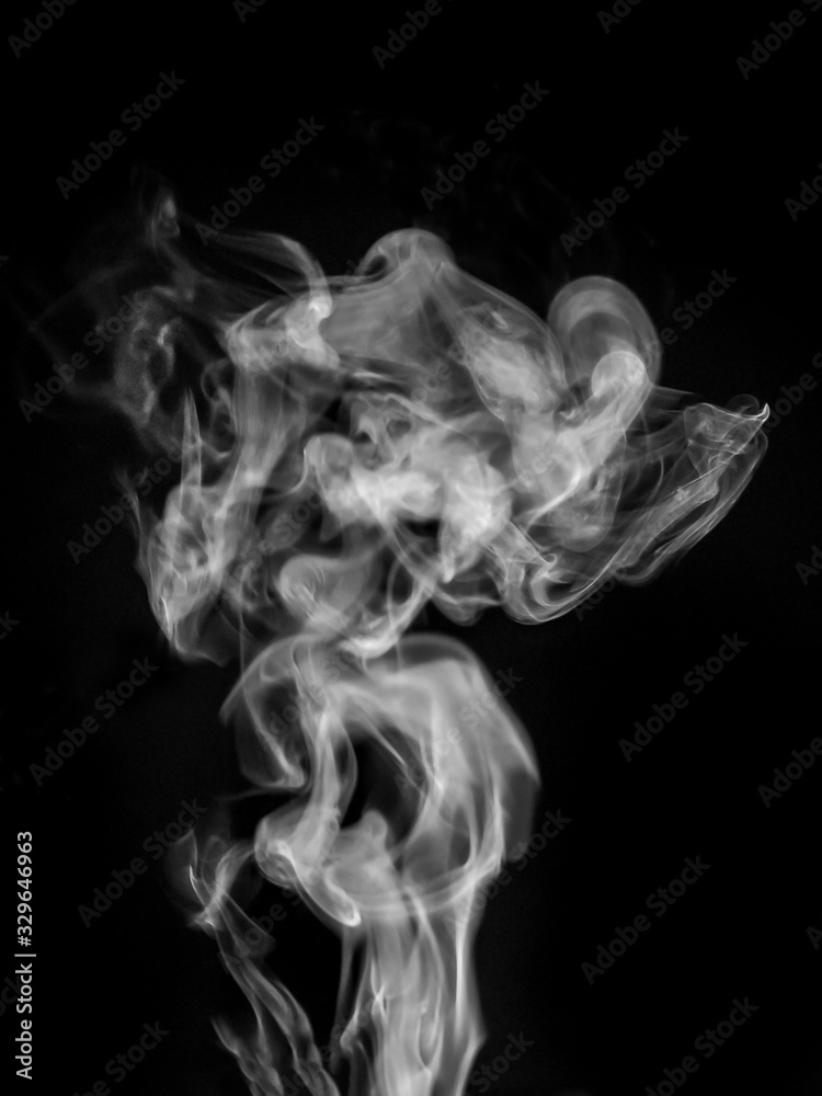 custom made wallpaper toronto digitalSmoke or steam on black isolated background for insertion image in overlay mode_
