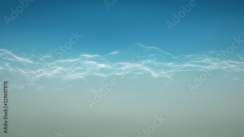 mesh background blue wires illustration