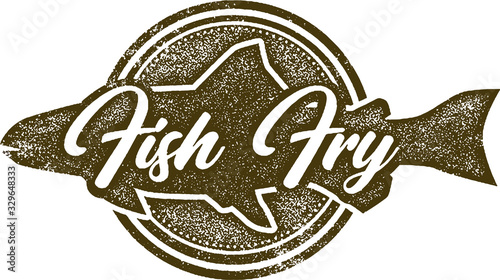 Vintage Friday Fish Fry Sign