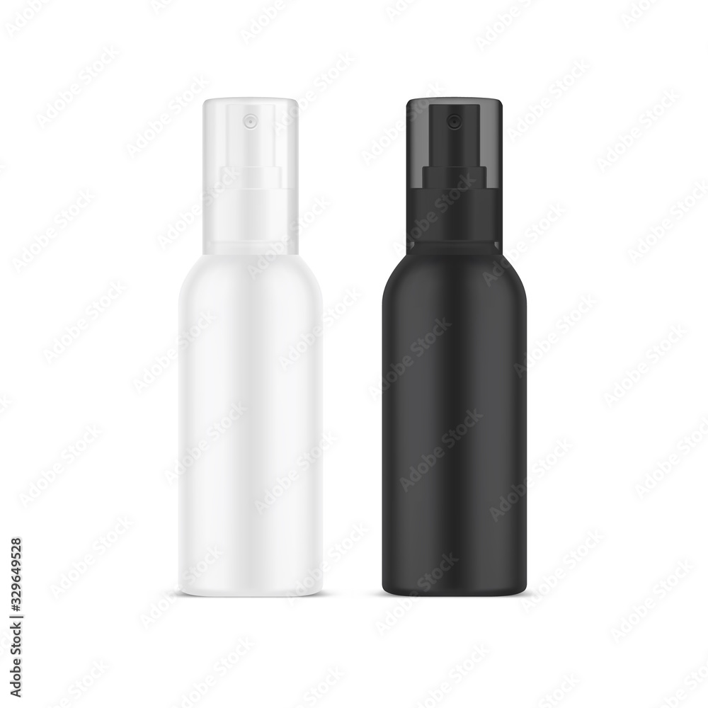 Realistic bottle template for deodorant or perfume Realistic bottle template for deodorant or perfume