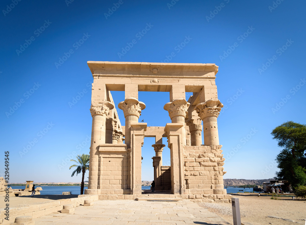 Isis Temple, Philae island, Aswan Egypt