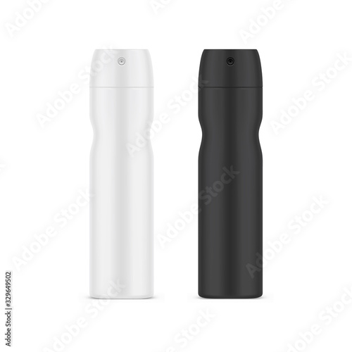 Realistic spray bottles or blank deodorant jar