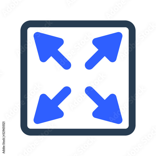 Expand, full screen icon