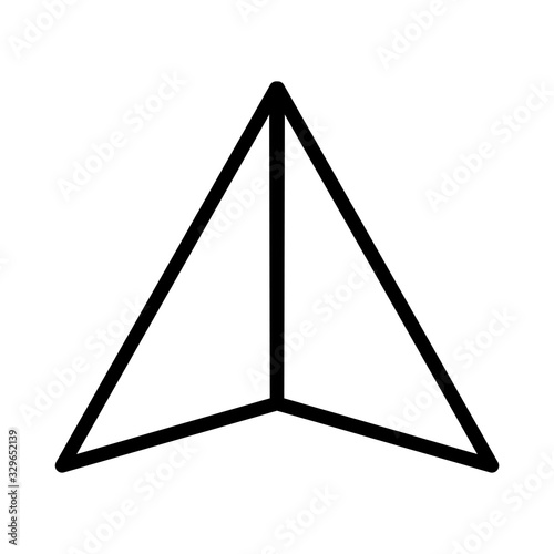arrow index line style icon