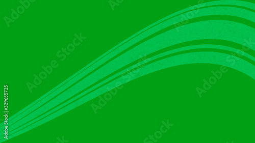 Abstract green background with wavy lines