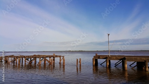 río agua muelle antigüedad madera patrimonio