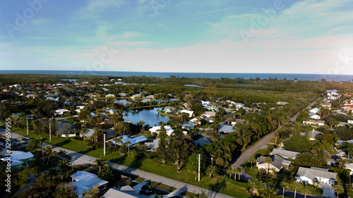 view of neihgborhood pond © Austin