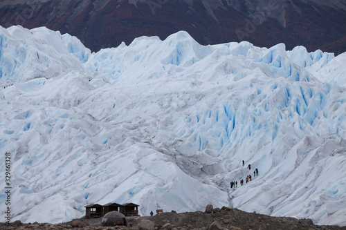 Trekking on Perito Moreno Glacier - Los Glaciares National Park, El Calafate - Argentina photo