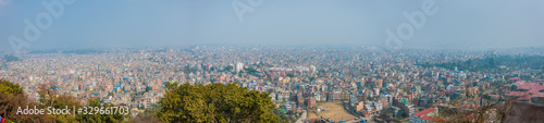 Areal view of Kathmandu  Nepal