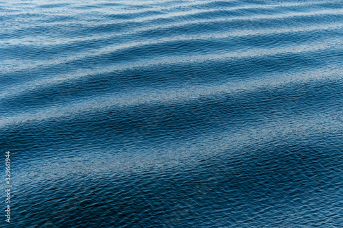 Fototapeta Blue swells and ripples