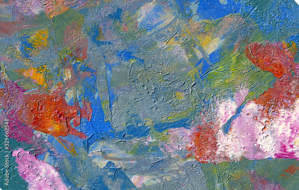 Abstract textured background. Oil paint. High detail.