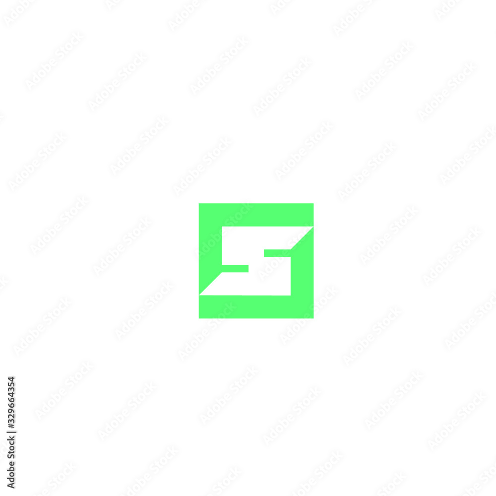 initial letter S logo initial letter S logo