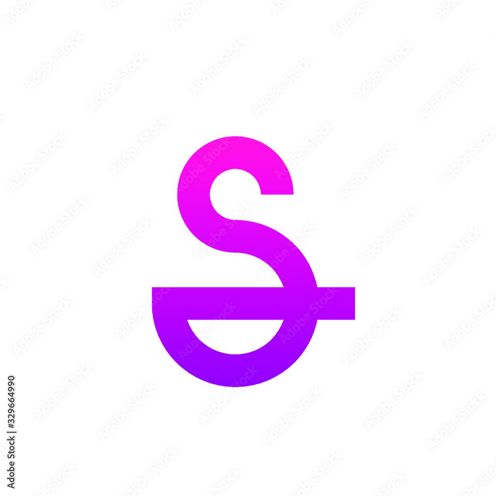 initial S logo initial S logo