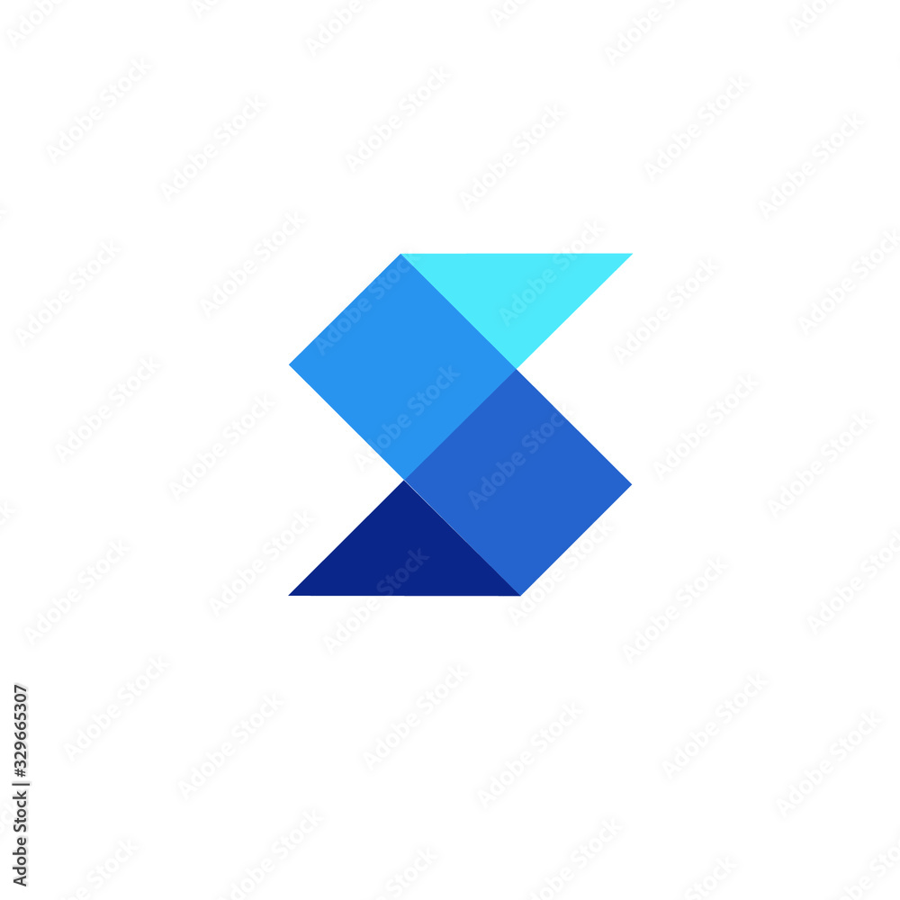 initial S logo initial S logo