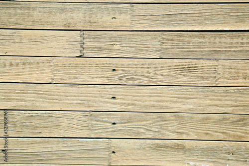 Old painted wooden fence. Background texture.