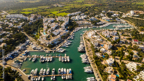 the Cala d'or Mallorca Spain top view