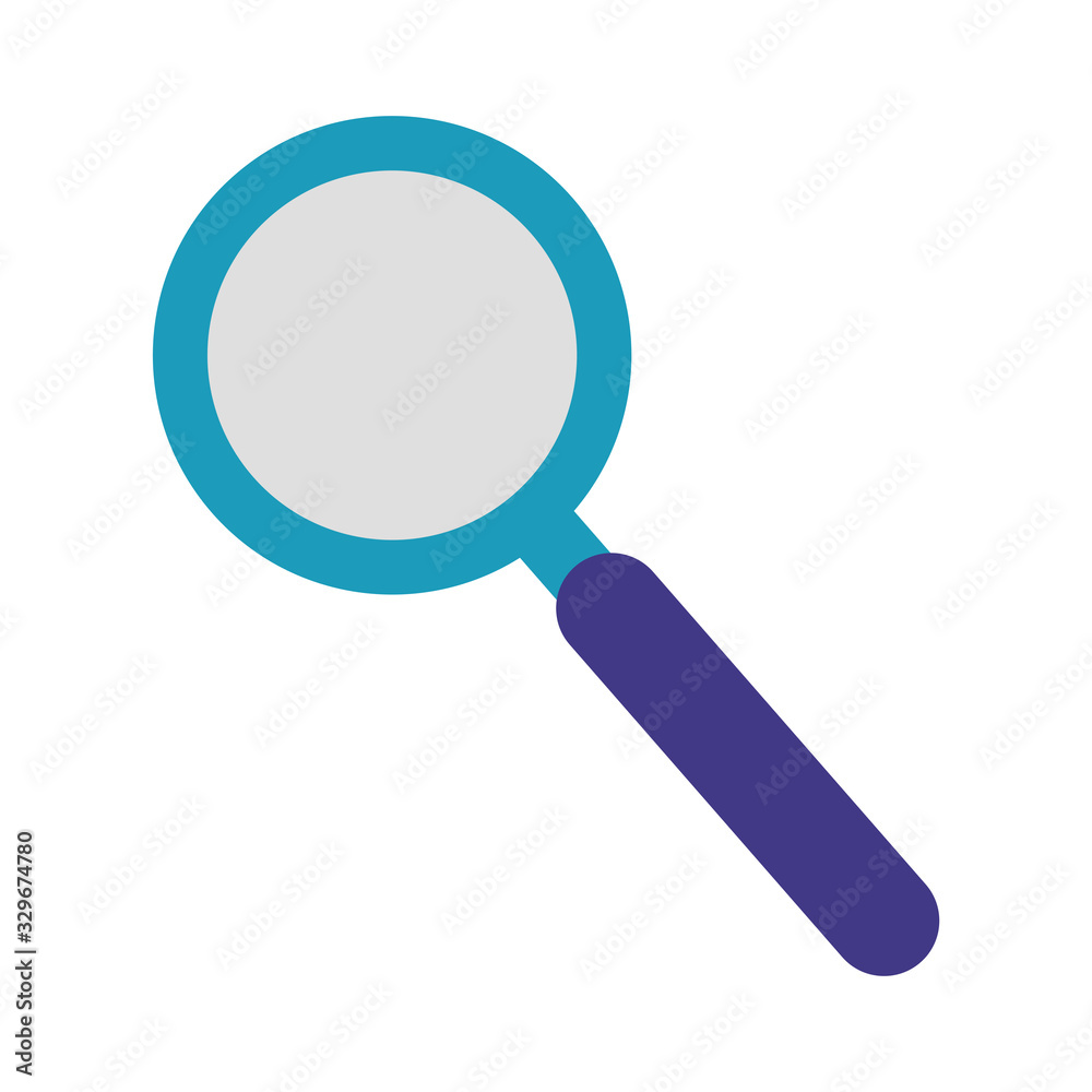 magnifying glass flat style icon magnifying glass flat style icon