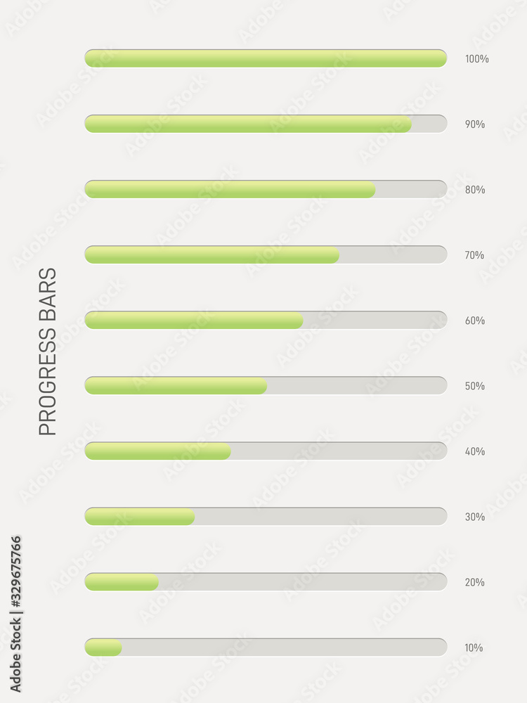 Collection of modern futuristic progress loading bar and buffering Collection of modern futuristic progress loading bar and buffering