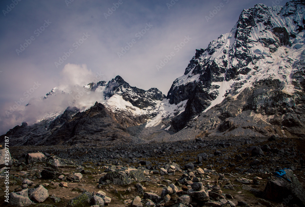 mountain landscape in Peru South  America
