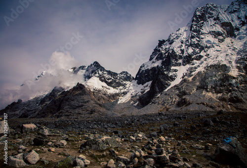 mountain landscape in Peru South America