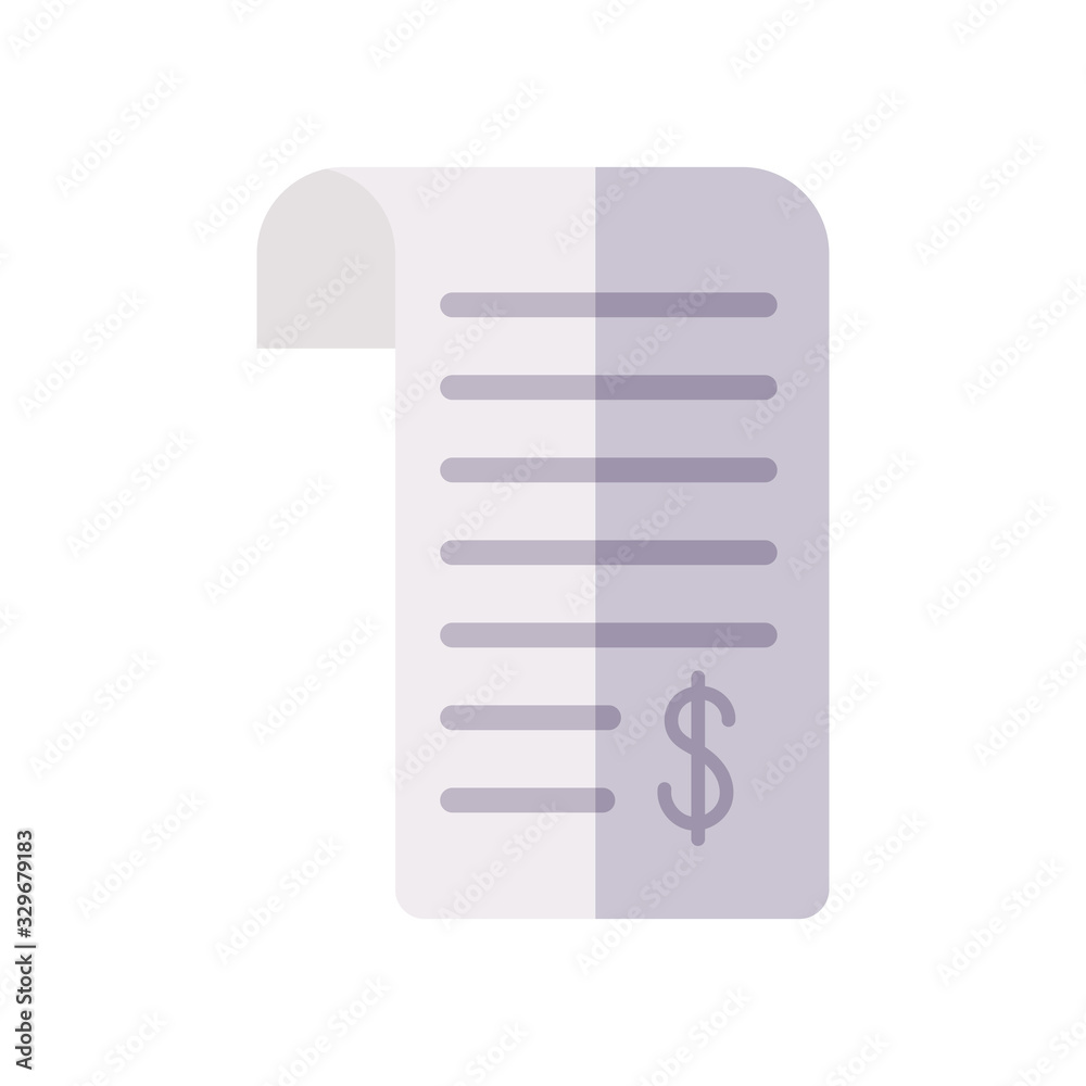 money bill icon, flat style money bill icon, flat style