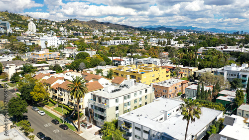 Aerial Photography of West Hollywood, Los Angeles, California