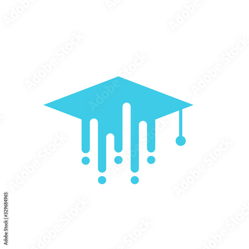 hat education with data logo