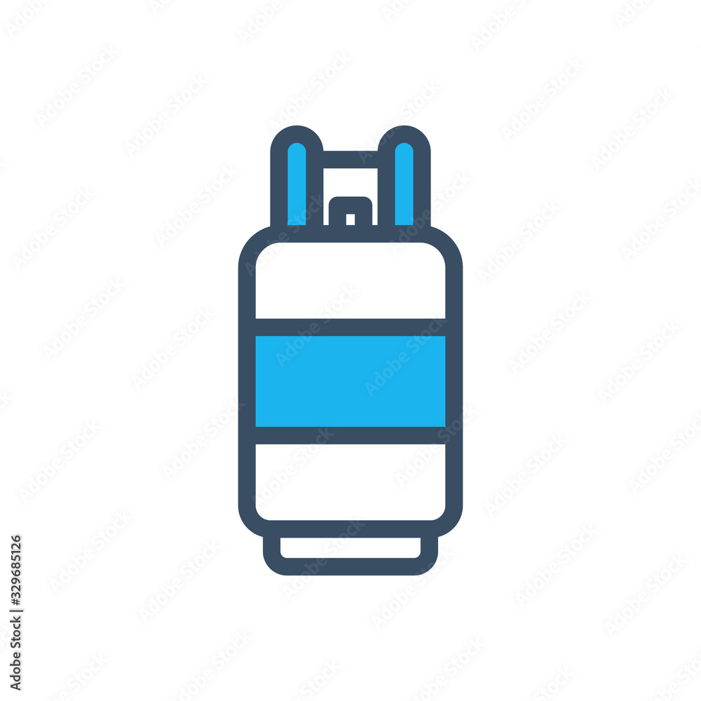 Gas cylinder icon Gas cylinder icon