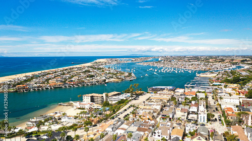 Aerial Photography of Newport Beach, California