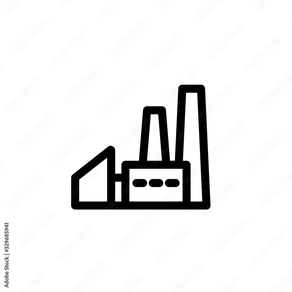Vector illustration, factory icon design Vector illustration, factory icon design