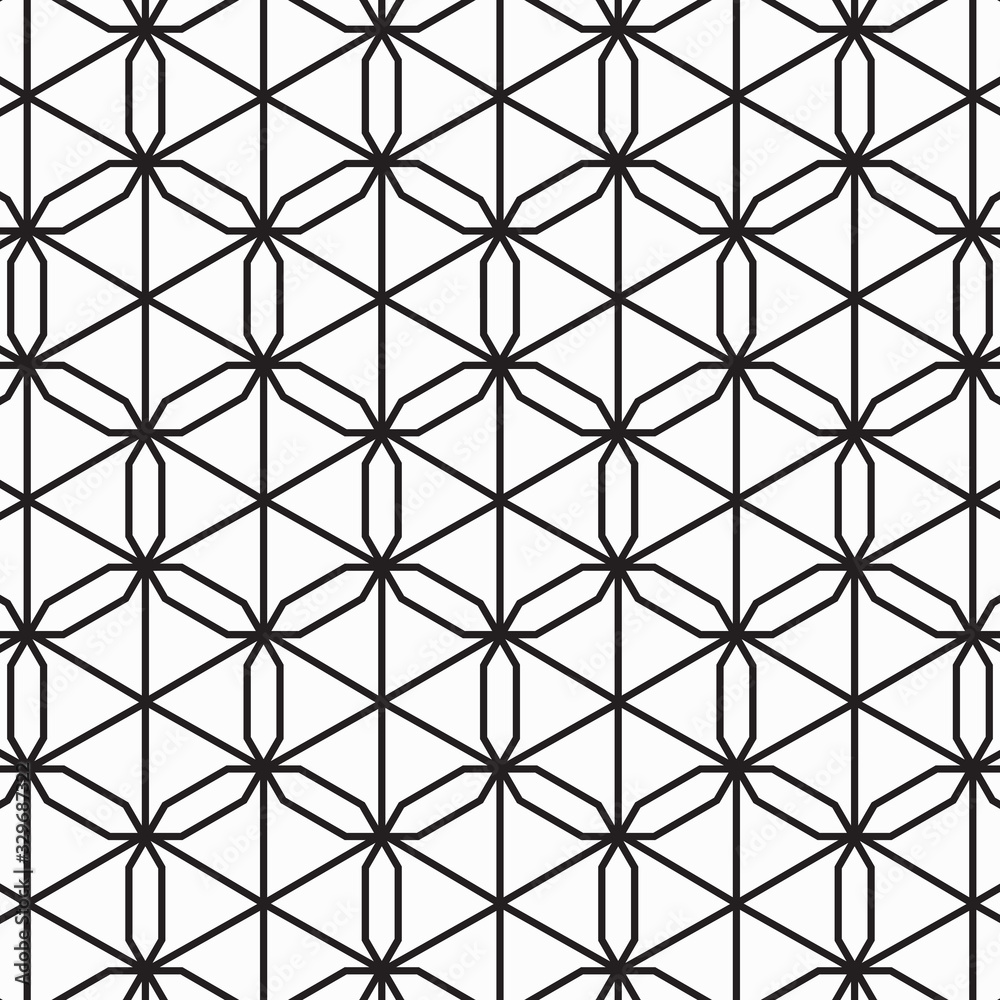 Pattern geometry background. Pattern is on swatch panel.