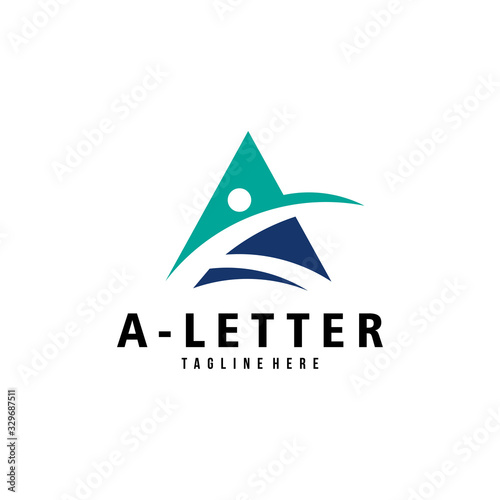 Free Download a letter logo icon vector isolated - GFXLoad