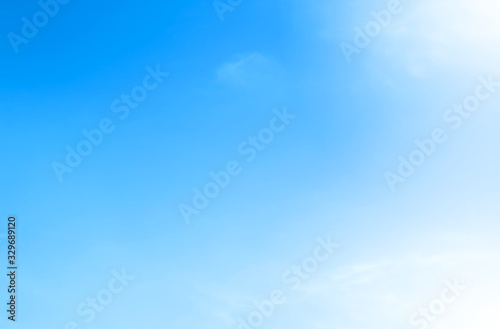 Fototapeta Naklejka Na Ścianę i Meble -  blue sky with beautiful natural white clouds	