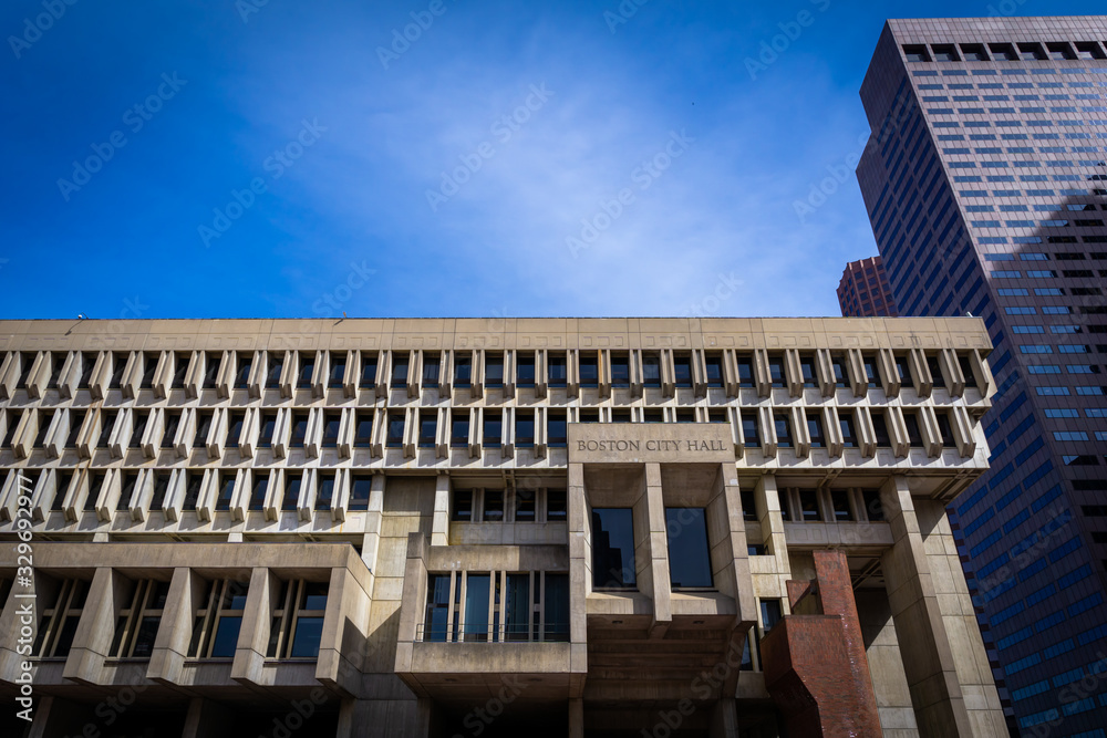 Fototapeta premium Boston City Hall