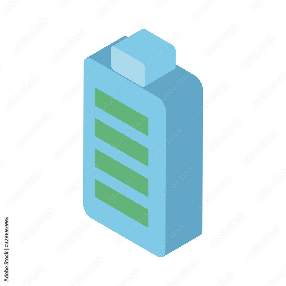 battery power level isolated icon battery power level isolated icon