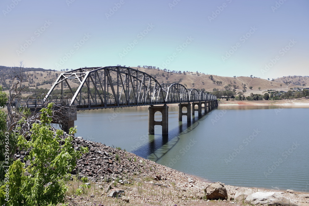 Bethanga bridge over Lake Hume in NSW and VIC border