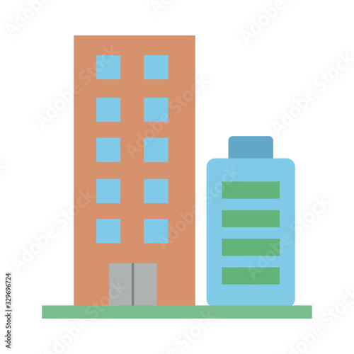 battery power level isolated icon
