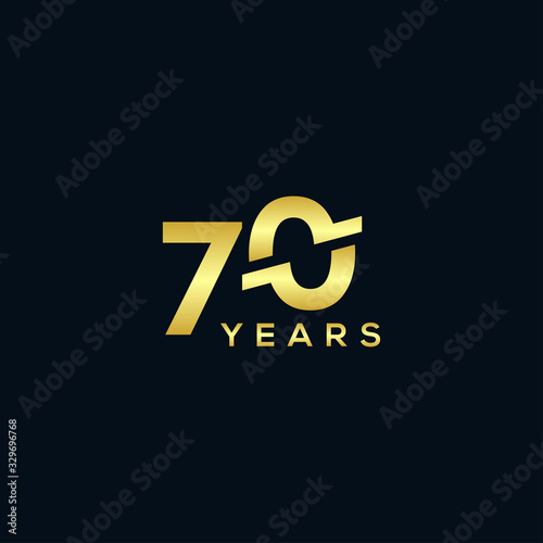 Years Number Design Vector