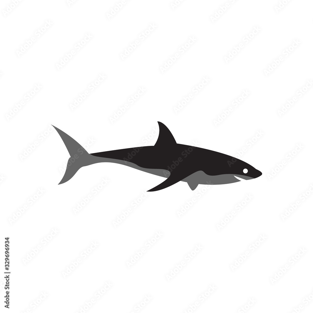 Naklejka premium Shark graphic design template vector isolated