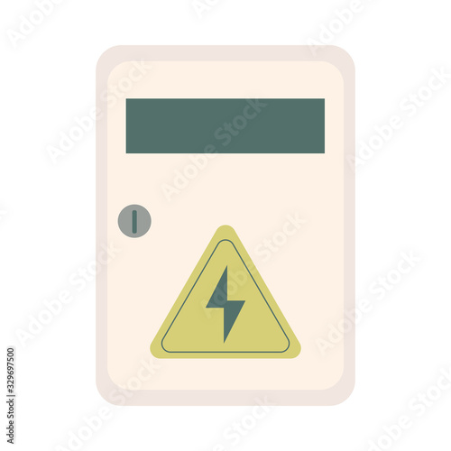energy triangle label caution icon
