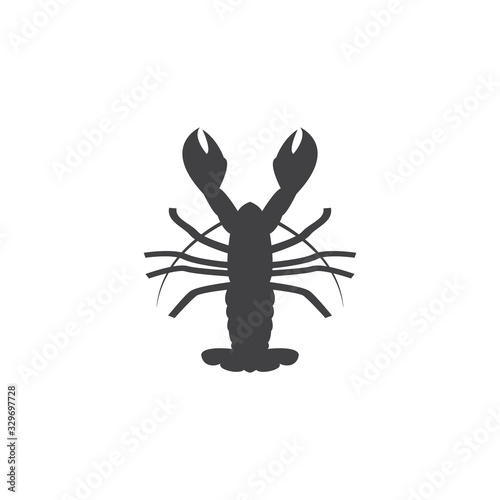 Lobster graphic design template vector isolated