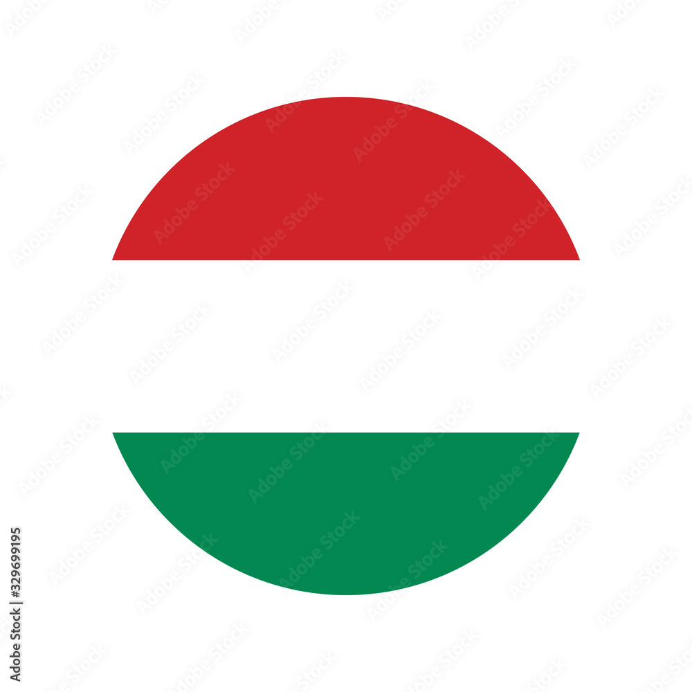 Simple vector button flag - Hungary, Hungary flag, official colors and proportion correctly. National Hungarian flag. Raster illustration. Simple vector button flag - Hungary, Hungary flag, official colors and proportion correctly. National Hungarian flag. Raster illustration.