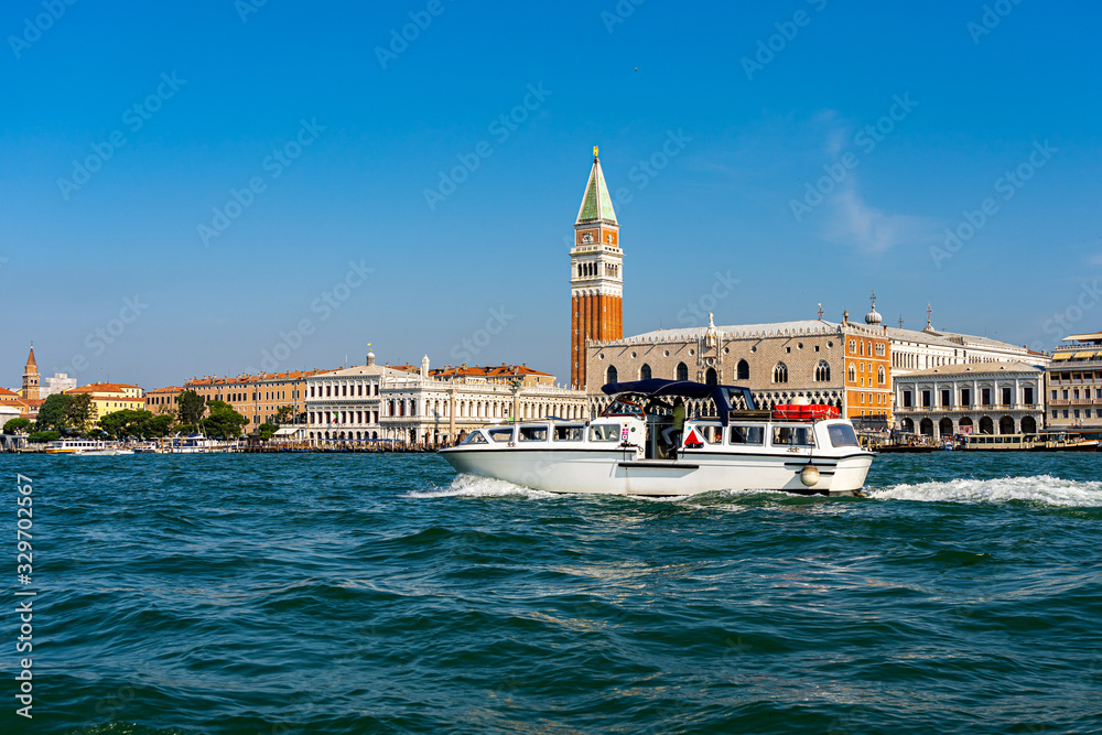 Seaview of Piazza San Marco and The Doge's Palace in Venice