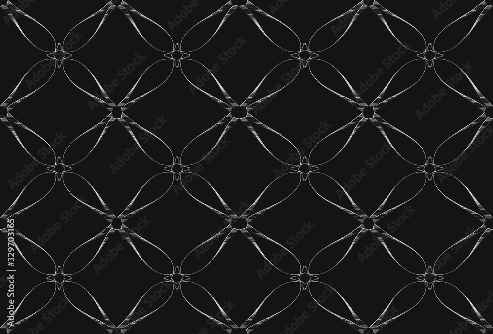 Fototapeta premium Seamless pattern design with floral background elements, beautiful ornaments