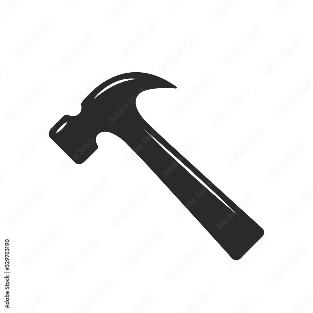 hammer icon vector design illustration hammer icon vector design illustration