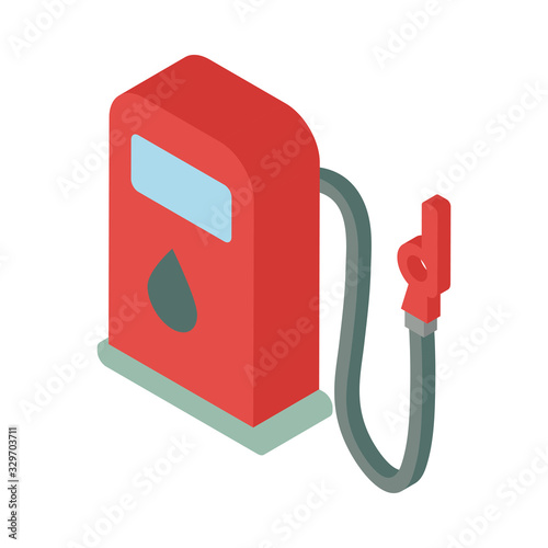 station service oil isolated icon