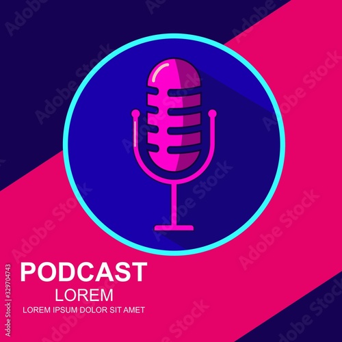 concert, entertainment, mic, equipment, art, audio, background, broadcast, circle, communication, concept, design, element, flat, graphic, icon, illustration, isolated, karaoke, logo, media, microphon