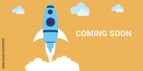 Coming Soon Website Template. Coming Soon Landing Page Design. Coming soon page for a new website.