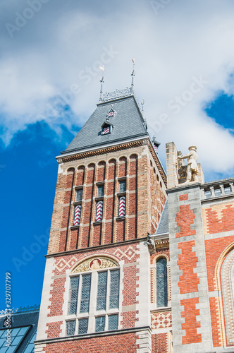 The Rijkmuseum and its gardens and its surroundings in Amsterdam photo