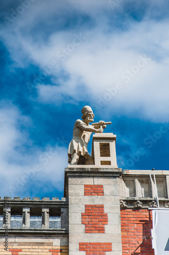 Statue of the Rijkmuseum in Amsterdam photo